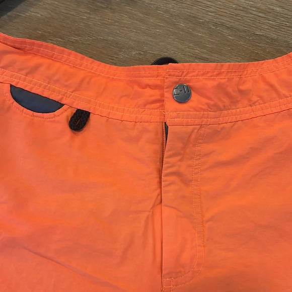 C-IN2 orange cotton Nylon Blend Mesh Lined Shorts Men’s M - Picture 3 of 10